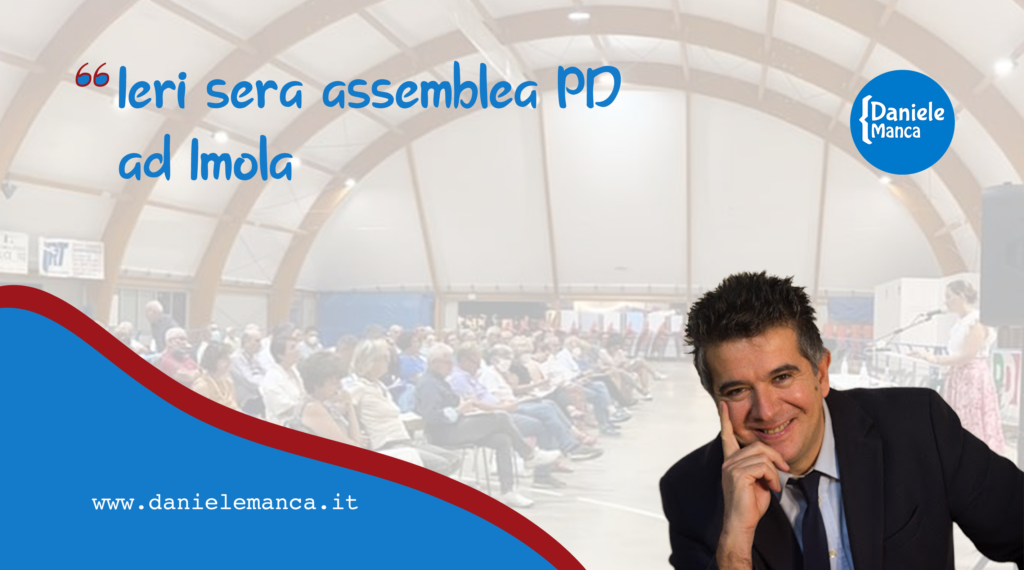 Ieri sera assemblea PD ad Imola