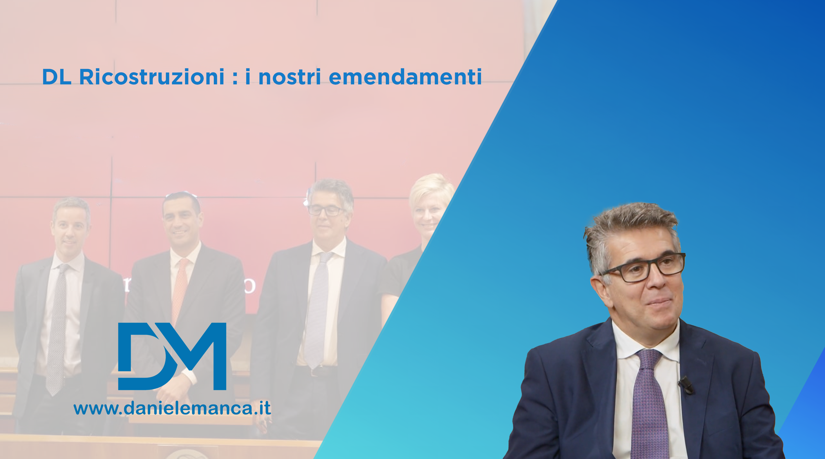 DL Ricostruzioni: i nostri emendamenti
