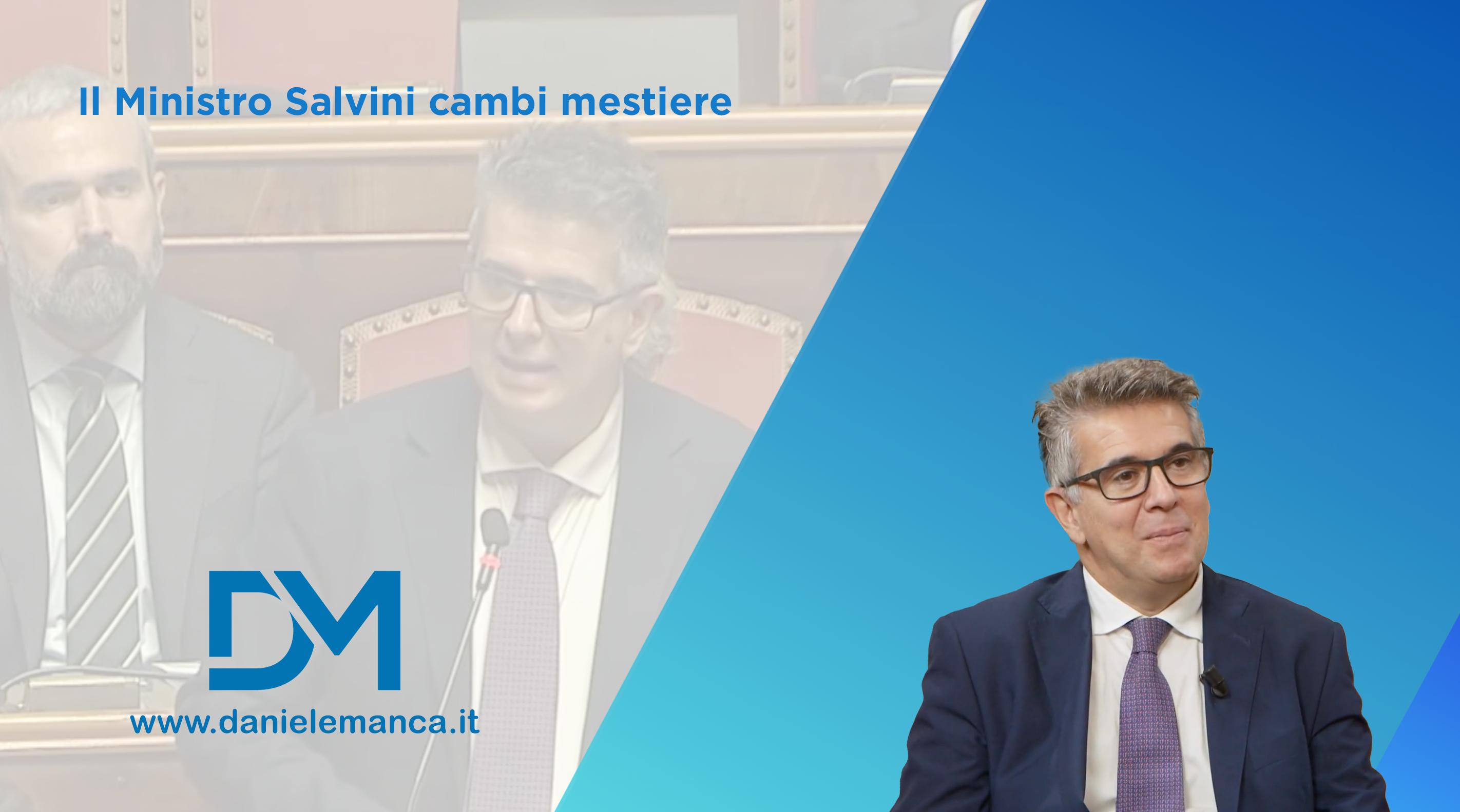 Il Ministro Salvini cambi mestiere
